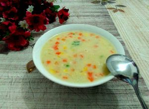 Foto resep Sup Krim Ayam Jagung Wortel