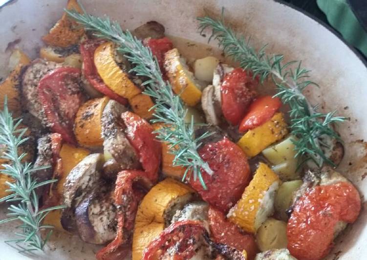 Étapes pour faire Tous les soirs de la semaine Mon tian de légumes