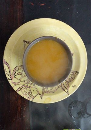 Una foto de Sopa crema de zapallo kabutia