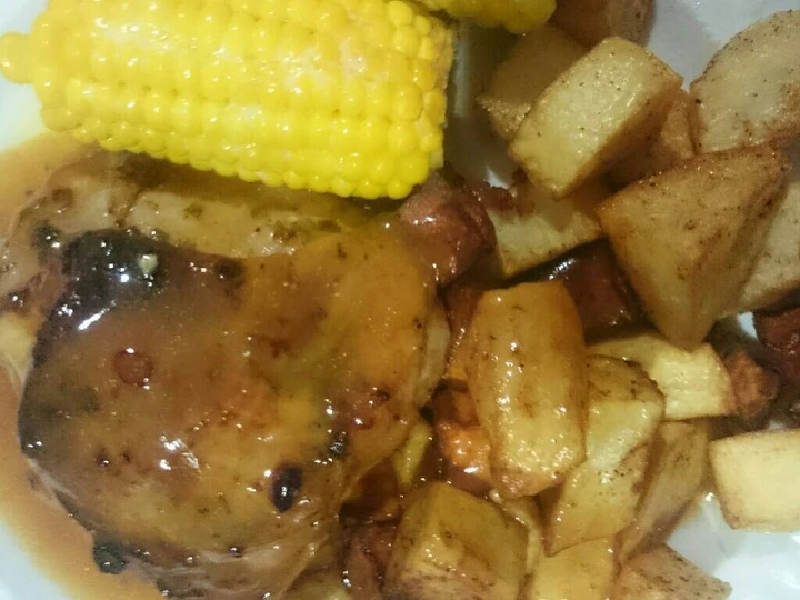 Simple Way Make Recipe Lemon lime basil chilli roasted chicken with a lemon gravey that is Can Pamper Your Tongue, Addictive}