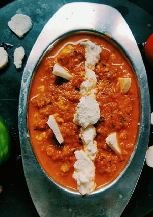शाही पनीर भुर्जी(Shahi paneer bhurji recipe in Hindi) रेसिपी मुख्य फोटो