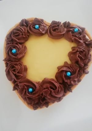 Une photo de Tarte passion chocolat