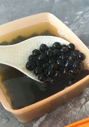 Foto resep Bubble.. si hitam kenyal