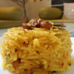 A picture of Saffron Rice.