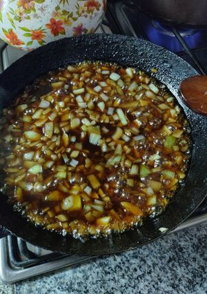 Una foto de Salsa agridulce fácil