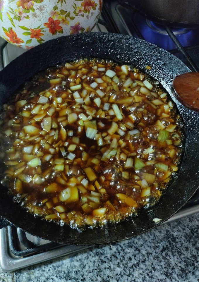 Una foto de Salsa agridulce fácil