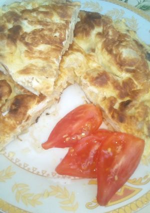 O poză a rețetei Omletă cu dovlecei.