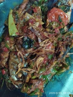 Foto resep 04.Sambel ikan pindang salem kemangi