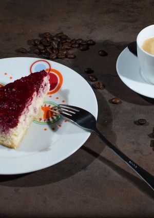 Una foto de Cheesecake de frambuesa