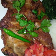 A picture of Oven roasted pork.