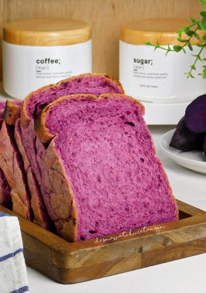 Foto resep Sourdough Shokupan Ubi Ungu