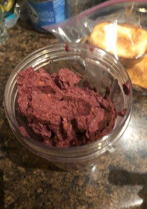 A picture of PB&M sorbet!.