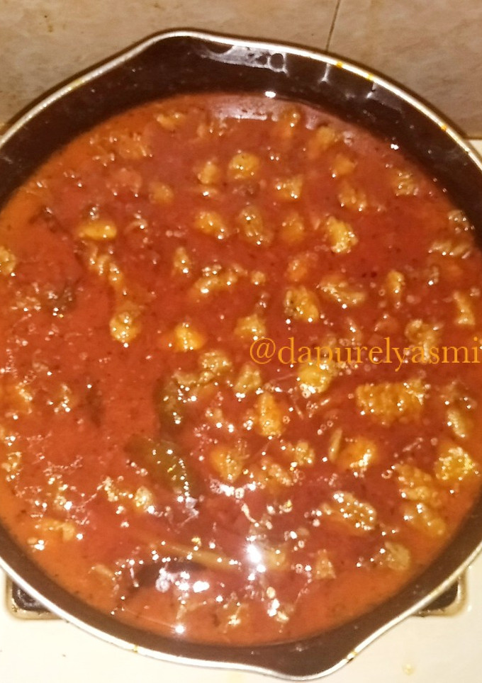 Foto resep Gulai Cancang / Cincang Daging