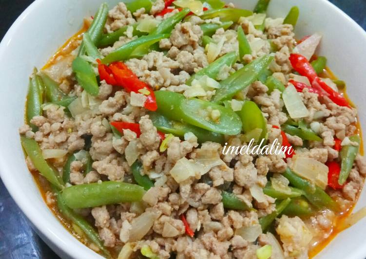 Bagaimana meracik Tumis Buncis Daging Giling Lezat