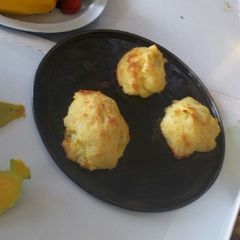 A picture of Duches potatoes.