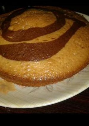 A picture of Simple cake in pressure cooker.