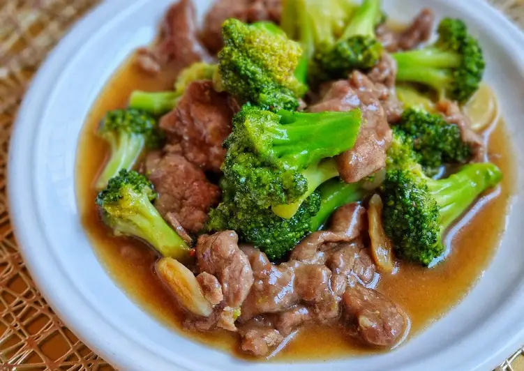 Siap Saji Tumis daging sapi brokoli Nikmat Lezat