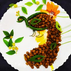 Sprouts Chana Chaat A picture of Sprouts Chana Chaat.