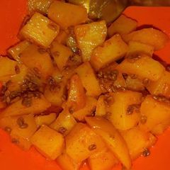 A picture of Aloo Methi.