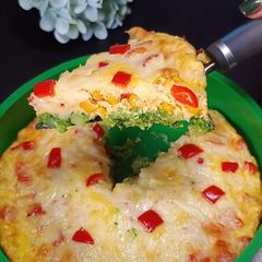 Baked Broccoli with Eggs, Cheese and Vegetables 🥦 Easy Healthy Oven Recipe A picture of Baked Broccoli with Eggs, Cheese and Vegetables 🥦 Easy Healthy Oven Recipe.