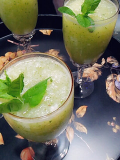 صورة لوصفة عصير ليمون بالنعناع 🍋🍋