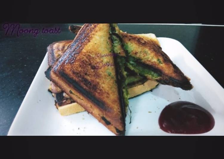 Simple Way to Make Ultimate Moong toast sandwich #indvseng