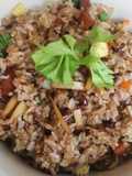 ข้าวมันปูผัดผงกะหรี่(เจ)