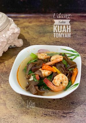 Foto resep Udang Tahu Kuah Tomyam