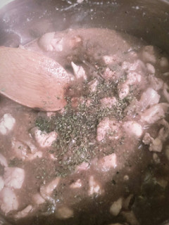 Una foto de Pechuga de pollo a la olla
