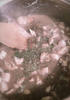 Una foto de Pechuga de pollo a la olla