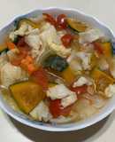 高麗菜南瓜🎃洋蔥🧅蕃茄🍅味噌湯（大同電鍋料理）
