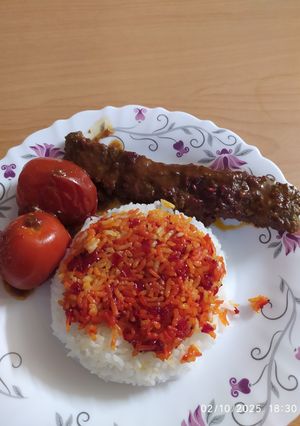 عکسی از دستور کباب تابه‌ای گوشت