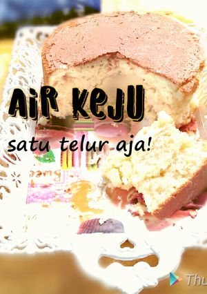 Foto resep Bolu Air Keju mirip japanese cheese cake