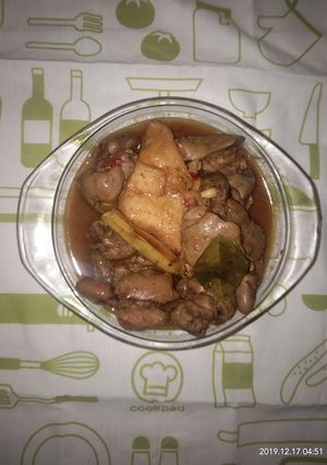 Foto resep Semur Hati Ayam Tahu