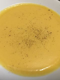 Una foto de Crema de calabaza
