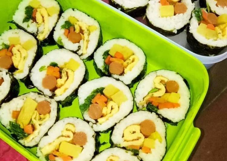 RECOMMANDED! Resep Rahasia Kimbab sehat