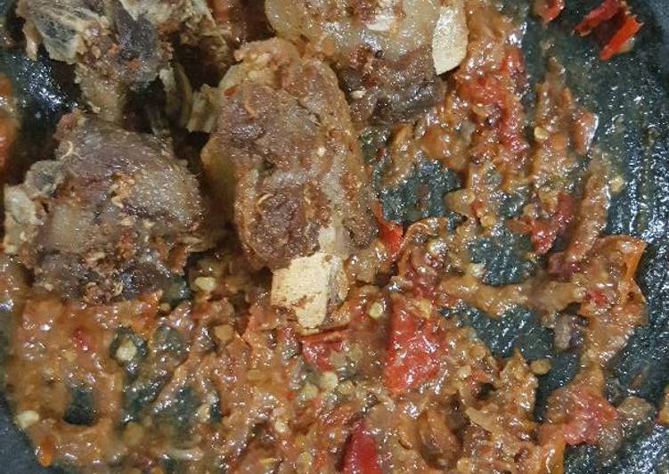 Resep Iga crispy penyet, Lezat