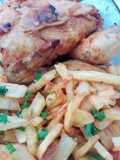 Pollo asado al estilo de Portugal