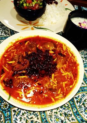 عکسی از دستور خورشت خلال