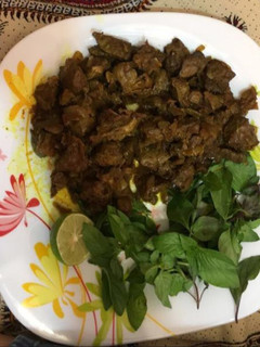عکسی از دستور خوراک جگر