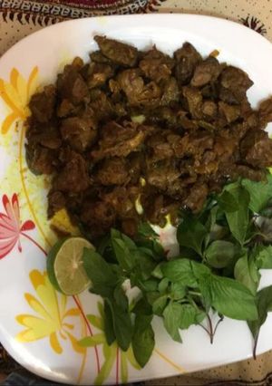 عکسی از دستور خوراک جگر