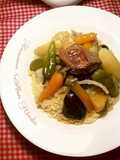 Cuscus con ternera y verduras