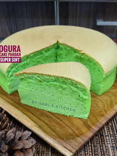 Foto resep Ogura Cake Pandan Super Soft