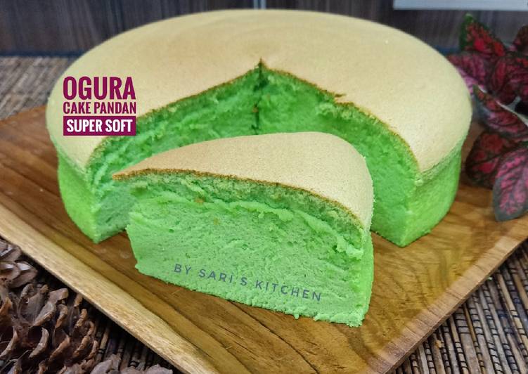Cara Gampang Membuat Ogura Cake Pandan Super Soft Anti Gagal
