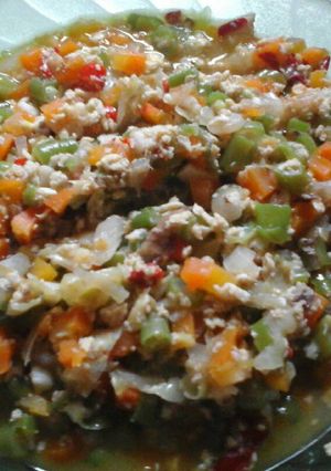 Foto resep Orak Arik kubuntel *kubis*buncis*wortel saus tiram