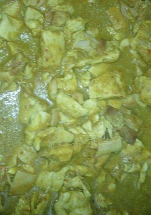Una foto de Pollo en Chile morita a la Mario, s