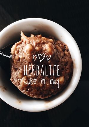 Foto resep Herbalife cake in mug