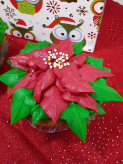 Una foto de Cupcakes de Navidad