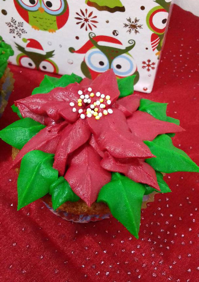 Una foto de Cupcakes de Navidad