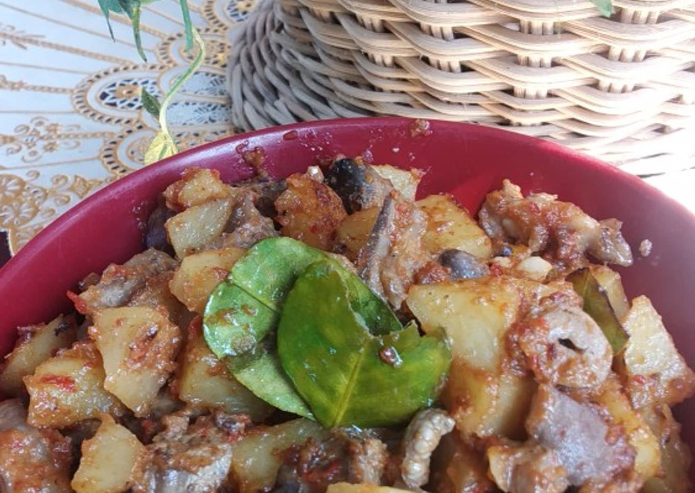 Sambel goreng kentang ati ampela